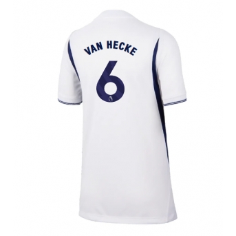 Tottenham Hotspur Jan Paul van Hecke #6 Maglia Gara Casa Repliche 2026-27 Donna Maniche Corte